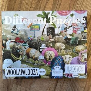 Different Puzzles Woolapalooza 1000 piece Puzzle  *New in box